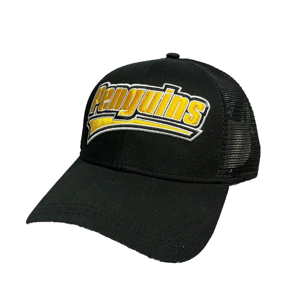 Pittsburgh Penguins Starter Hat Snapback Black NHL Hockey Mesh Cap